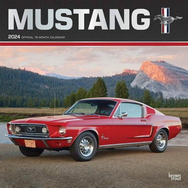Mustang 2024 Wall Calendar 12x12 by Browntrout