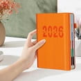 thumbnail image 7 of FURNIX Classic Daily Planner,A5 Orange Daily Planner – Thoughtful Gift For Organized People,Basic Hardcover Planner,Daily Organizer,Simple Goal Setting Journal,Planner 2025-2026,2026 Monthly Planner, 7 of 7