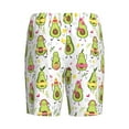 thumbnail image 4 of Rocae Avocado Playing Music for Men's Soft Sleep Pajama Shorts, Waistband and Pockets, 4 of 9
