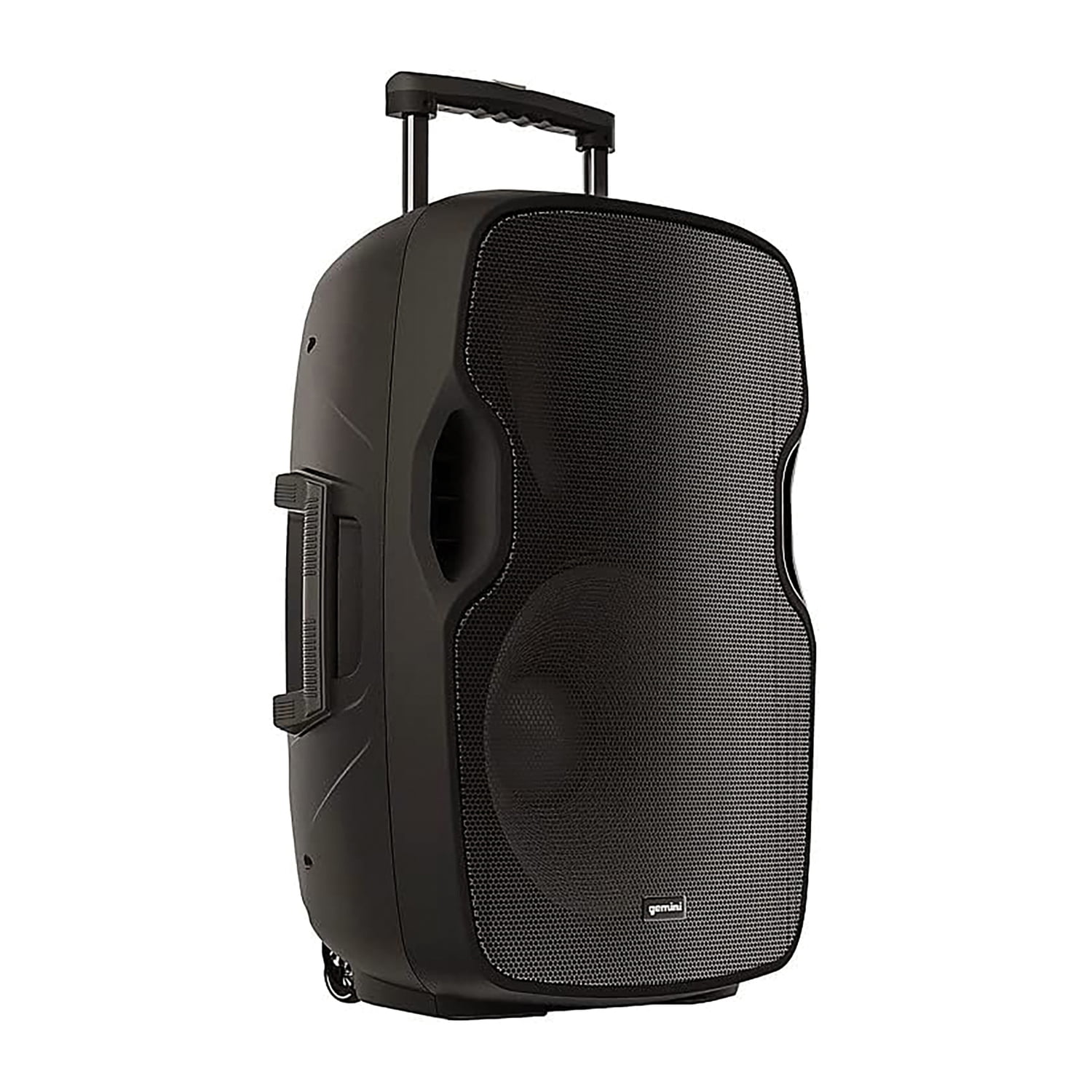 Gemini AS-15TOGO Portable Bluetooth PA Speaker with Integrated Mixer and Wired Microphone, Black