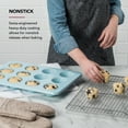 thumbnail image 4 of KitchenAid 12-Cup Aluminized Steel Nonstick Cupcake Pan and Muffin Tin, Mineral Water Blue, 4 of 8