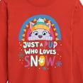 thumbnail image 3 of Paw Patrol - Just A Pup Who Loves Snow - Toddler And Youth Long Sleeve Graphic T-Shirt, 3 of 6