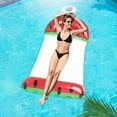 thumbnail image 5 of Swimming Pool Floating Bed for Outdoor Use | Inflatable Water Chair with Pineapple Pattern for Parties and Relaxation, 5 of 5