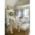 thumbnail image 6 of Lush Decor Cynthia Jacobean Floral Blue Room Darkening Window Panel, 52" x 120" (2 Panels), 6 of 11