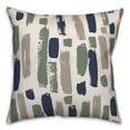 thumbnail image 2 of Creative Products Blue Green Paint Strokes 18x18 Indoor / Outdoor Pillow, 2 of 3