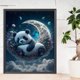 thumbnail image 1 of Cuadros Decorativos Diamond Painting 5D DIY Full Square Drill AB Drill Panda Kit Decoración para el hogar (ZQA1237) DQrwqpou embutido en tela, 1 of 8