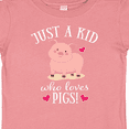 thumbnail image 4 of Inktastic Just a Kid Who Loves Pigs Boys or Girls Baby T-Shirt, 4 of 5