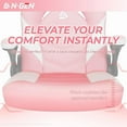 thumbnail image 5 of N-GEN Video Gaming Chair Ergonomic Computer Desk Office Chair with Lumbar Support Adjustable Height Swivel Wheels Flip-Up Arms PU Leather Home and Office (Pink), 5 of 10