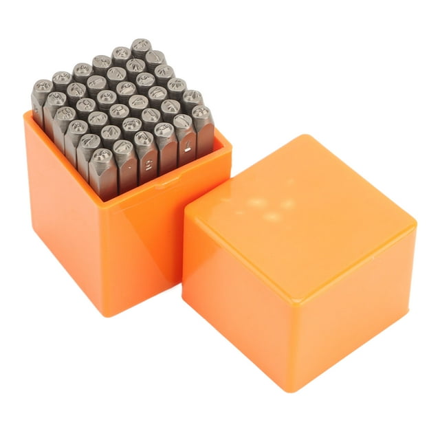 Letter Stamps,36Pcs Metal Letter Stamps Metal Punch Set Metal Letter Stamps Power Packed Performance
