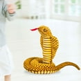 thumbnail image 4 of Stuffed Animal Toy Reptile Soft Anaconda Party Decor   Yellow, 4 of 8
