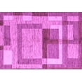 thumbnail image 1 of Ahgly Company Indoor Rectangle Abstract Purple Modern Area Rugs, 3' x 5', 1 of 4