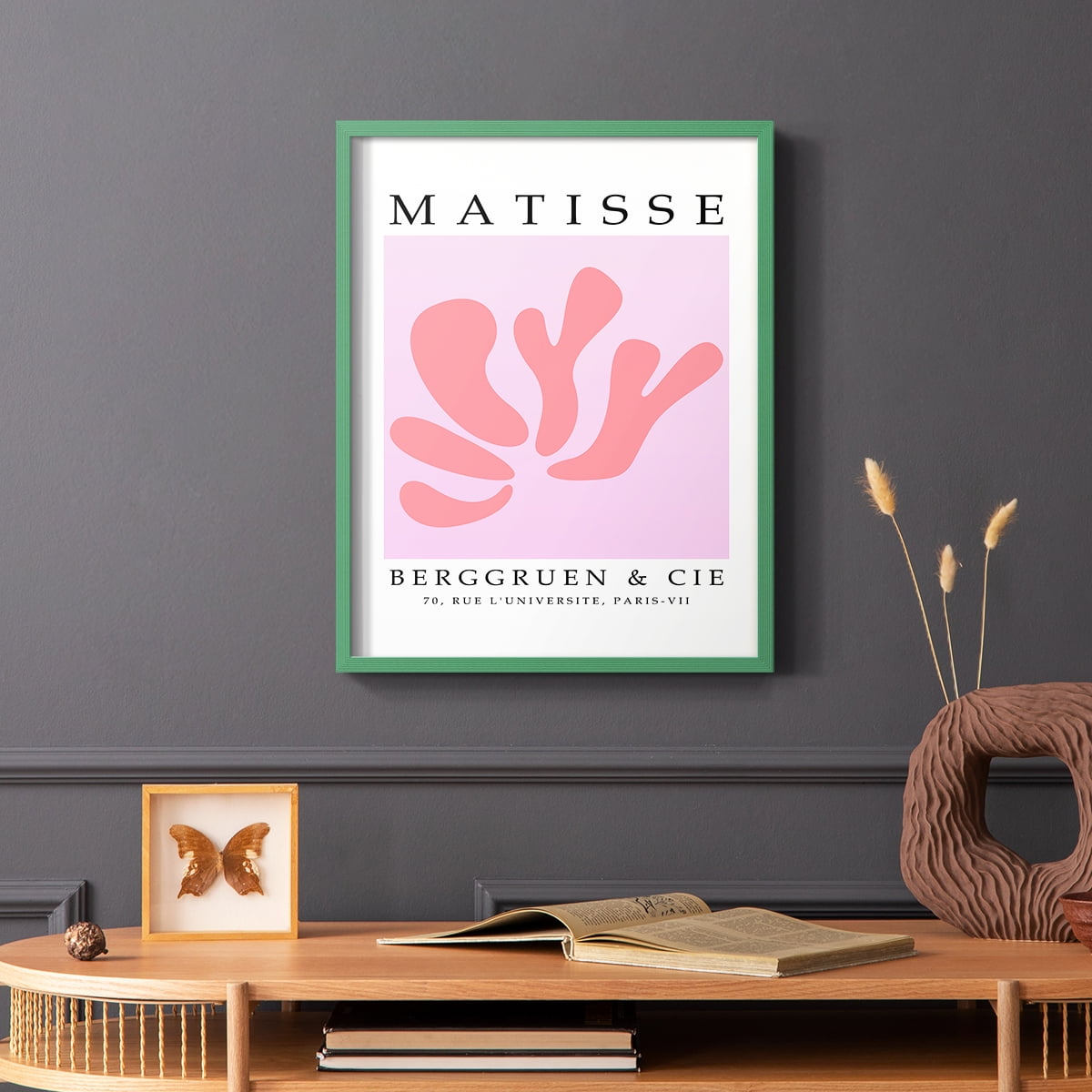 Matisse CCCL in Green Solid Wood 8 x 10 Framed Print