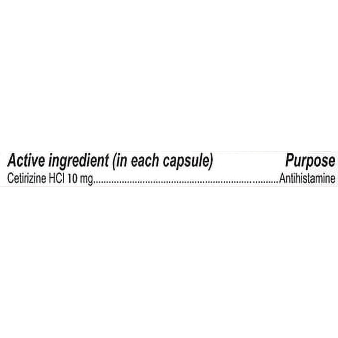 6 Pack - Zyrtec Allergy 10 mg Liquid Gels 12 ea