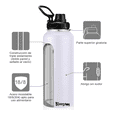 thumbnail image 5 of Termo  Bloosom Vaso-botella Acero Inoxidablecon Fría/caliente 40 Oz Blanco, 5 of 5