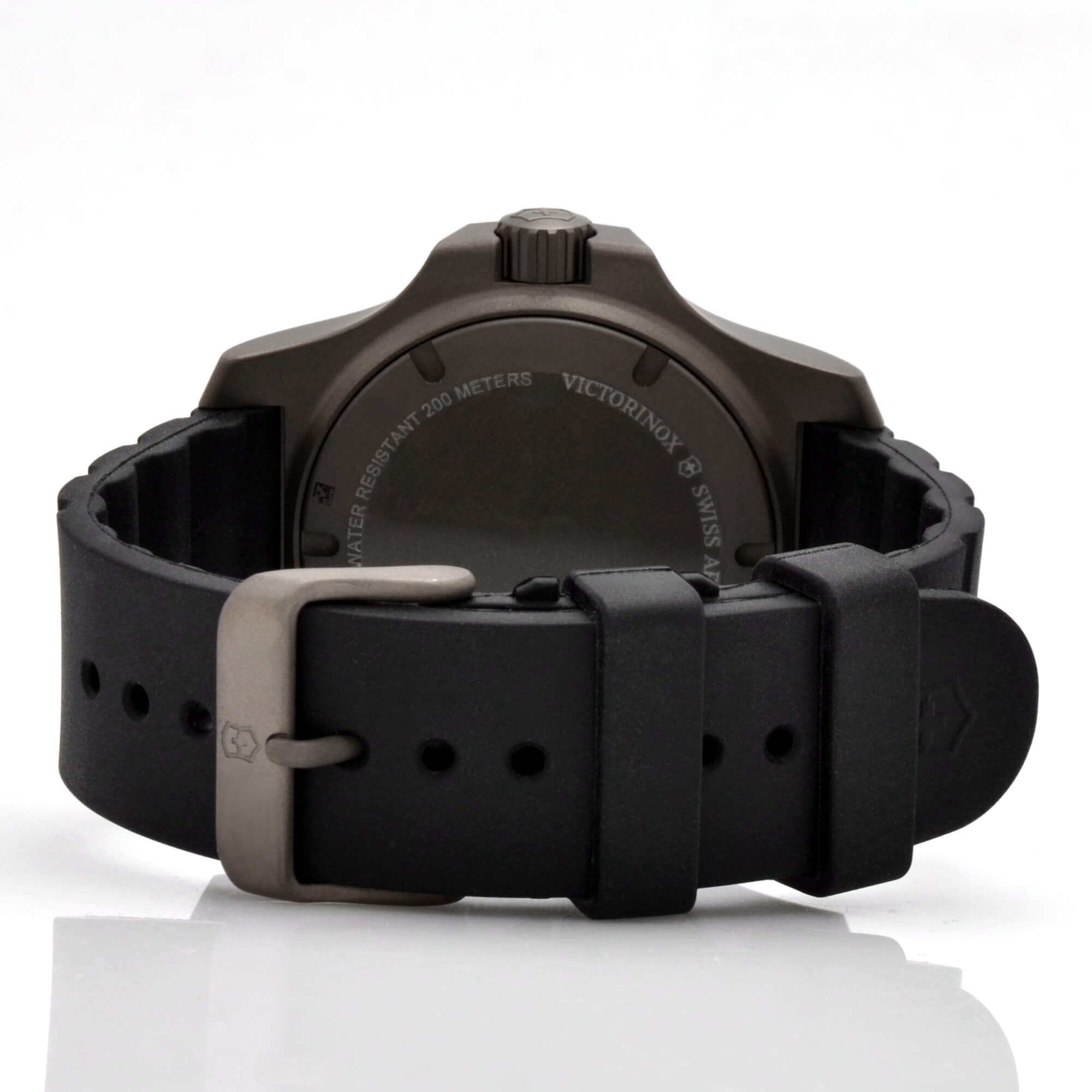 VICTORINOX Swiss Army 腕時計 ブラック　スナップオン Victorinox I.N.O.X. Chrono in I.N.O.X. Chrono - 241989.1