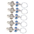 thumbnail image 3 of Evil's Eye Keychain, Alloy Elephant Keychain 5Pcs  For Car Interior For Ladies Bag, 3 of 8