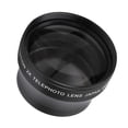 thumbnail image 1 of Lente Teleobjetivo Convertidor De Aumento 2X De Alta Definición Para Cámara Con Montura De 37 Mm, 1 of 7