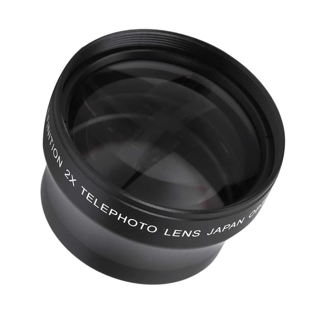 Lente Teleobjetivo Convertidor De Aumento 2X De Alta Definición Para Cámara Con Montura De 37 Mm