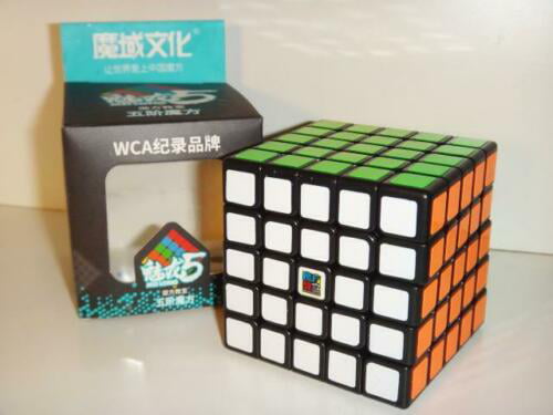 New Moyu Meilong 5x5 Rubic Speed Cube Smooth Puzzle Black 