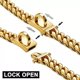 thumbnail image 4 of Collar De Cadena De Perro Dorado, Cadena De Metal Para Camin, 4 of 6