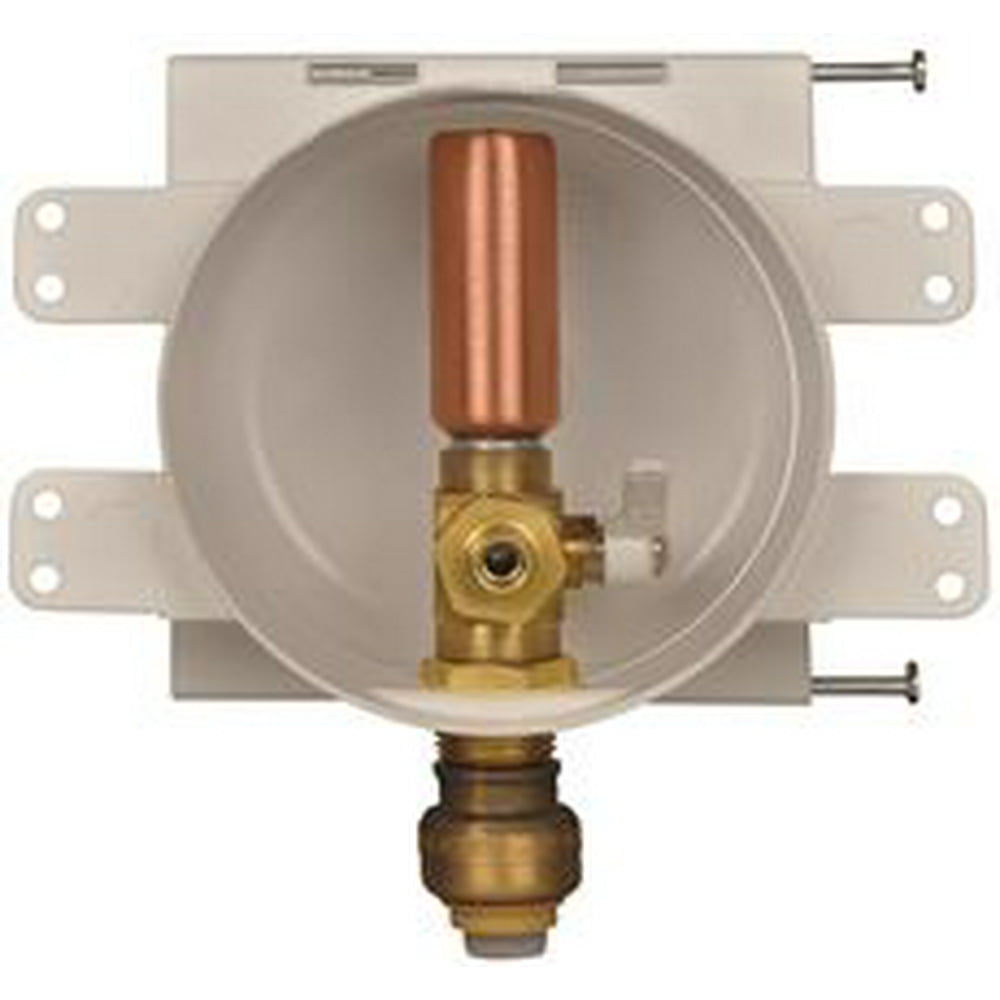 WaterTite Mini Ice Maker Outlet Box With Arrester Valve, Preloaded