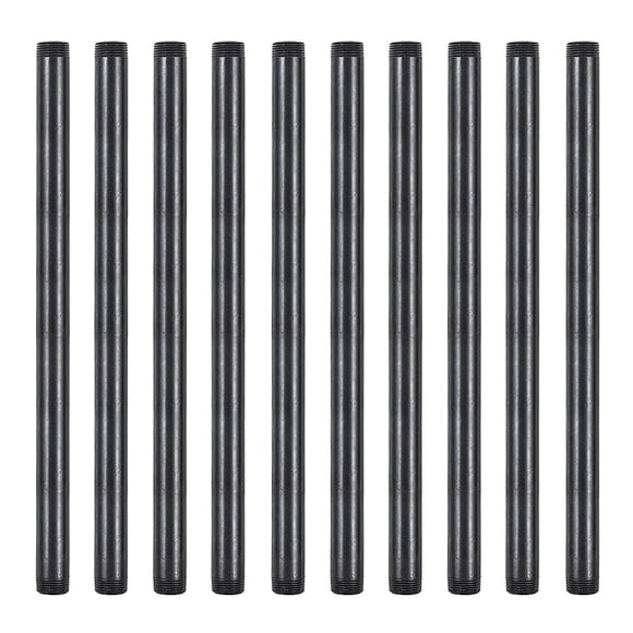 Boquillas de acero que se ajustan a Niubid Black, maleables, 3/4 x 16 pulgadas