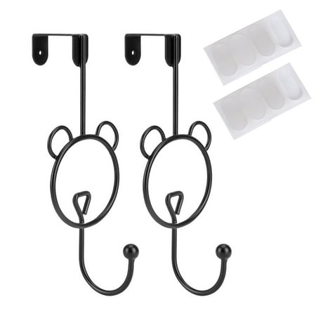

Jueka 2pcs Hanging Clothes Sturdy Metal Heavy Duty Home Over The Door Hook Storage