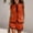 Orange, variant on Floleo Women Stand Collar Contrast Scalloped Trim Sleeveless Button Vest Elastic Waist Pocket Shorts Two Piece Set For Summer Daily Travel Casual Outfits (White,XL)
