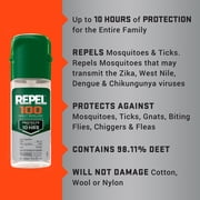 Repel 100 Insect Repellent Travel Pump Spray with DEET, 10-Hour Protection, 1 Ounce