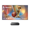thumbnail image 1 of Hisense 120L5H Proyector láser TV de alcance ultracorto con pantalla de cine ALR de 120", 4K UHD, 2700 lúmenes ANSI, Dolby Vision y Atmos, HDR10, Google TV, Netflix, 1 of 5