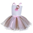 thumbnail image 2 of MSemis Kids Girls Rainbow Cartoon Tutu Dress Princess Costume, 2 of 6