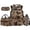 Camo Duck Print, variant on Cow Camo Bow Print Kids Backpack Set 4 Pcs Lightweight Aesthetic Girls School Bag with Lunch Bag, Pencil Case and Water Bottle Cover for Elementary Girls Ages 7-12