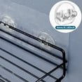 thumbnail image 3 of QZS 12Pack Transparent Shelf Adhesion Stickers,Shower Caddy Adhesive Hooks,Waterproof Corner Wall Hooks,No Drilling Sticky Hanging Hooks,Organizer Accessories Set for Kitchen Bathroom Toilet, 3 of 7