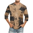 thumbnail image 1 of Styesk T-Shirts pour Homme Hommes Imprimé Col Rond Décontracté Mode Manches Courtes Chemisiers Col Rond Chemises, 1 of 4