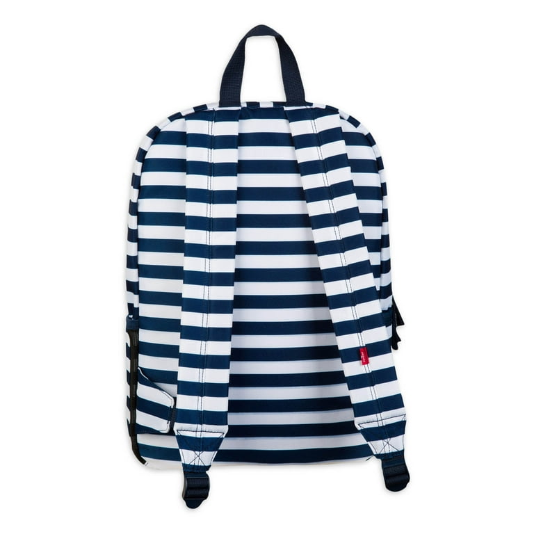 Levi s Colorblock Striped Blue White Polka Dot Backpack Walmart