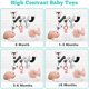 thumbnail image 4 of Juguetes para asientos de automóvil Juguetes para bebés de 0 a 3 meses Juguetes para bebés Juguetes para cochecito en espiral, juguetes para recién nacidos Juguetes para bebés en blanco y negro, jugu, 4 of 5