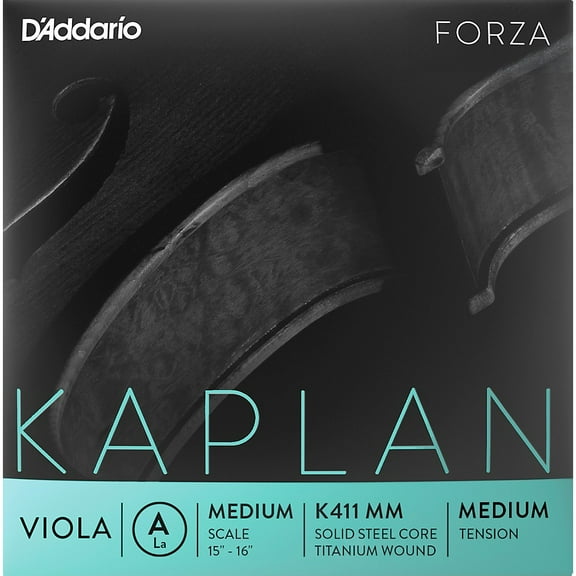 D'Addario Kaplan Forza Viola String Single A String, Medium Scale, Medium Tension