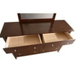 thumbnail image 4 of Pemberly Row Contemporary Wood Veneers 8 Drawer Dresser in Cappuccino, 4 of 7