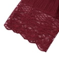 thumbnail image 6 of Aunavey Women's Lace Cardigan Open Front Half Sleeve Sheer Bolero Shrugs for Evening Dresses, 6 of 7