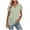 *Army Green, variant on ClodeEU Women's Round Neck Short Sleeve Button Blouses,Casual Loose Fit Shirts ,Women's Plus L