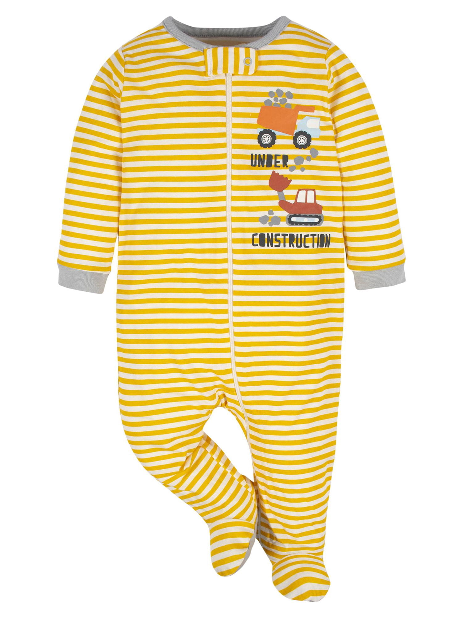 Gerber Baby Boy Sleep 'n Play Footed Pajamas, 4-Pack