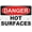 Warning Sign 5, variant on Metal Hanging Plate Horizontal Sign MEN WORKING, Rust Free With 4 Pre-drilled Holes Waterproof, Fade and Scratch Resistant - DANGER SIGN Style 20x30cm