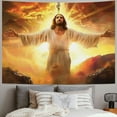 thumbnail image 2 of Nawypu Wall Tapestry and Decoration Jesus Greets You and Welcomes You Back Painting, 2 of 6
