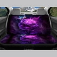thumbnail image 4 of Jeiento Purple Rose Car Seat Covers Full Set for Women Girls 4 Pcs Automobile Front Back Seat Covers Interior Car Accessories Protection Universal Fit for Most Cars Van SUV Truck, 4 of 7
