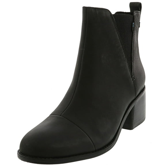 Toms Chaussure à la Cheville Noire Esme Leather pour Femme - 9M