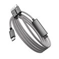 Usb Barcode Spliter USB C Data and Charging Splitter Cable with Two Outputs, 480 Mbps File ...