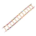 thumbnail image 1 of Pet Ladder Bird Toys for Bird Parrot Macaw African Greys Budgies Cockatiels Parakeet Hamster Rat Crawling Rainbow Bridge Wooden Cage Funny Perch Trainning Swing Toys, 1 of 8