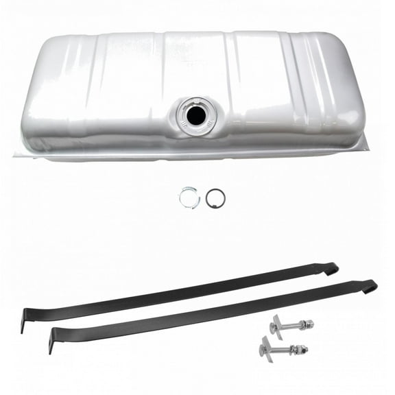 TRQ Fuel Gas Tank w Straps Kit Set for Chevy Bel-Air Biscayne Impala 20 Gallon FTA39468
