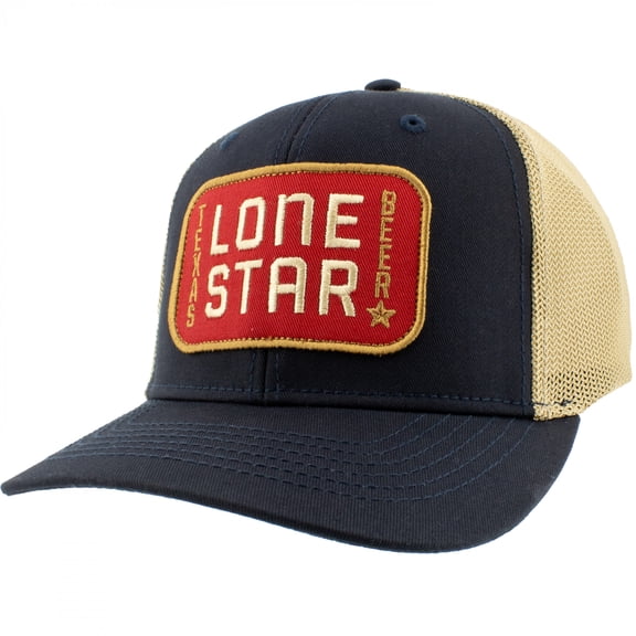 Lone Star Texas Beer Embroidered Twill Patch Adjustable Hat