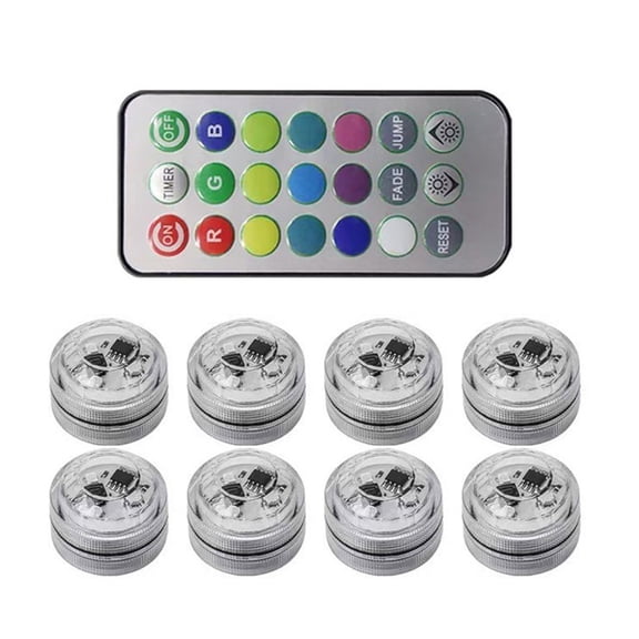 Automotive Roof Light Car Interior Ambients Light Remote Control Adhesive Wireless Lights Atmospheres Decoration Lamp